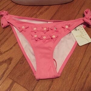 Anne Cole Signature pink bikini bottoms